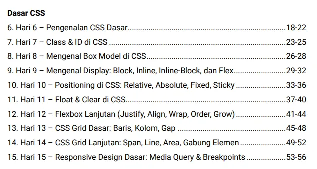 Materi dasar CSS